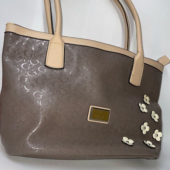 Guesss Newbel Taupe Tote - Picture 10 of 10